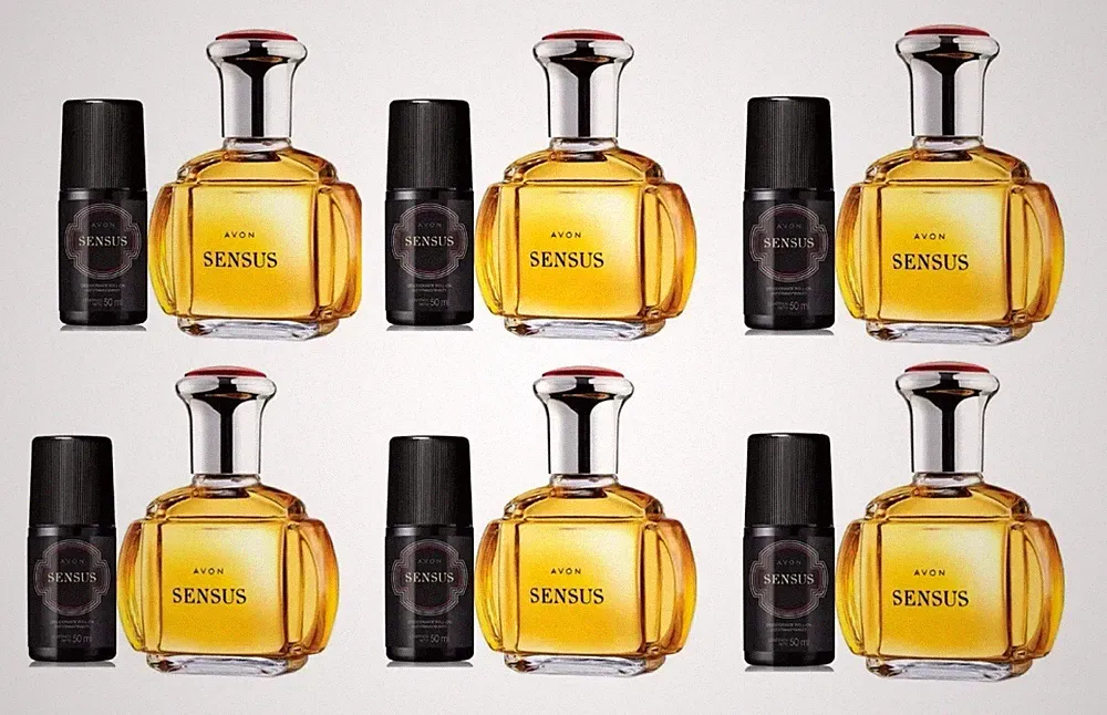 AVON SENSUS DET DE 6 EAU DE TOILETTE FOR MEN 100 ML C/U free desodorante