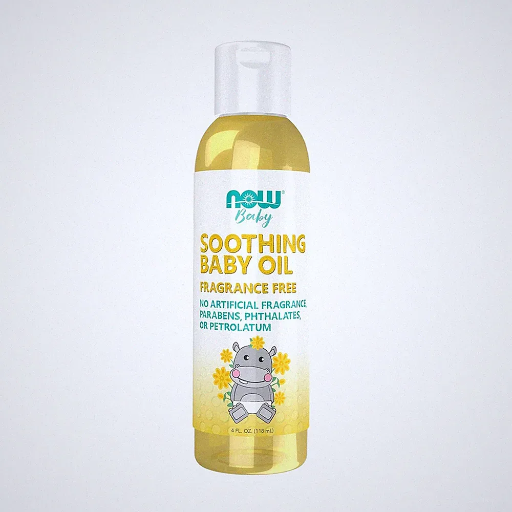 Baby, Soothing Baby Oil, Fragrance Free, No Artificial Fragrance, Parabens, Phth