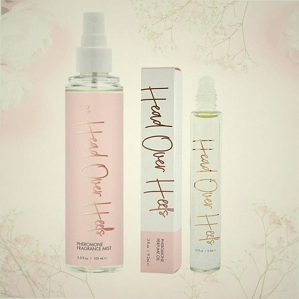 Pheromone Infused Fragrance Body Mist and Perfume Oil Set for Women
