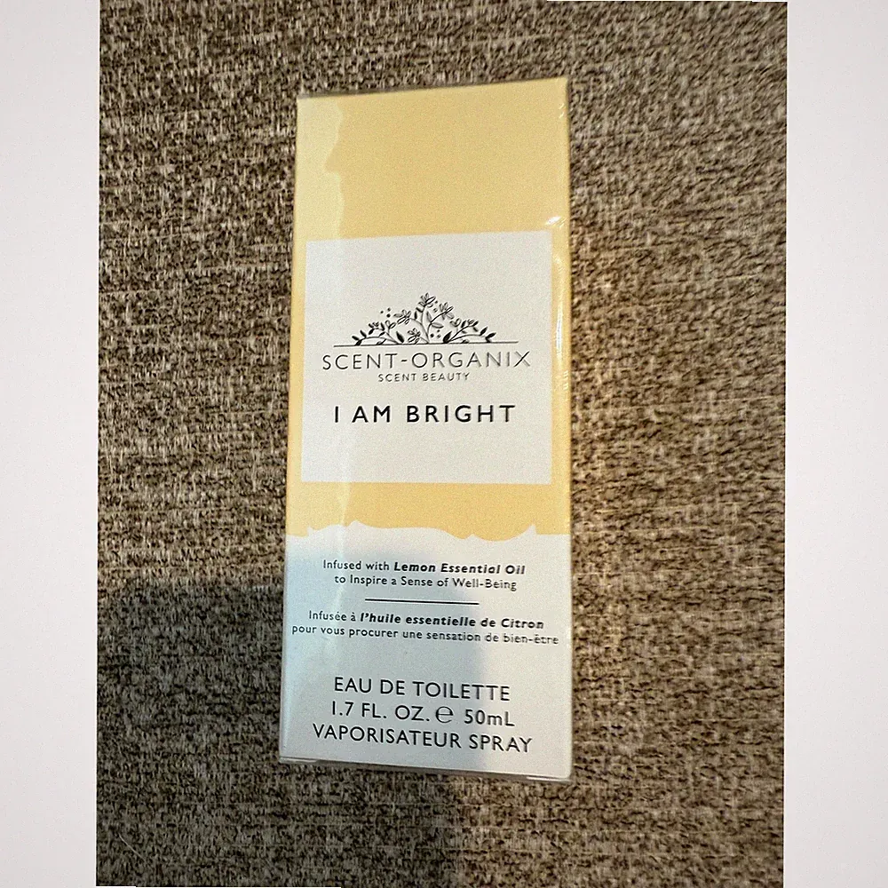 Sealed Scent Organix I Am Bright Eau de Toilette Spray 1.7 oz Infused Lemon Oil